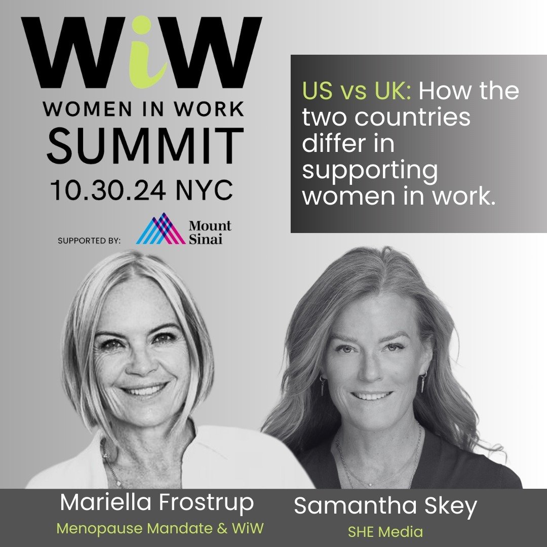 Gender equity at work is not just good for women, it&rsquo;s good for business. Women in Work Summit is back on October 30th to discuss how we can better support women in the workforce throughout critical life stages, from menstruation to menopause.
