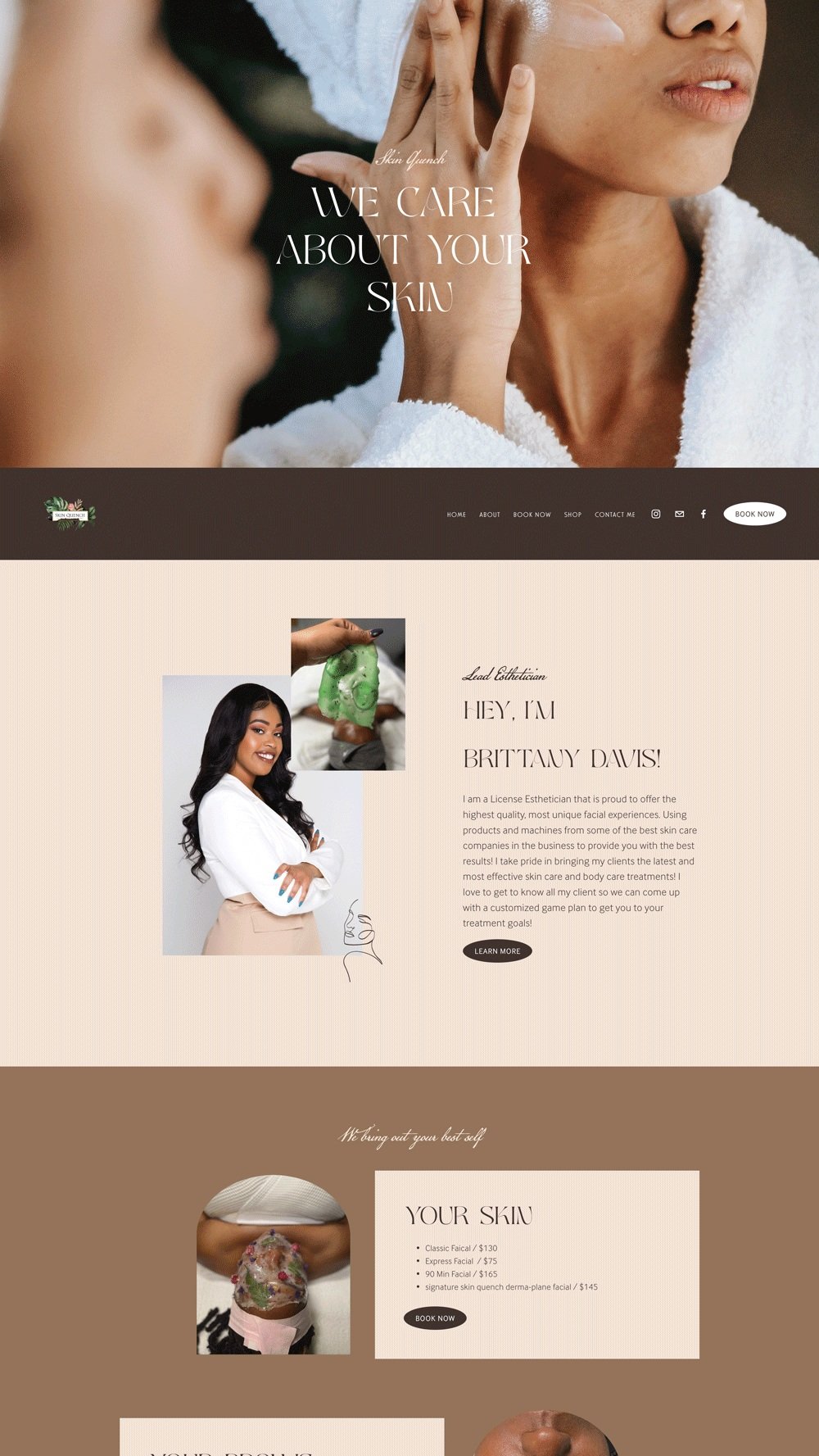 Squarespace Website Template coaching business site personal Website