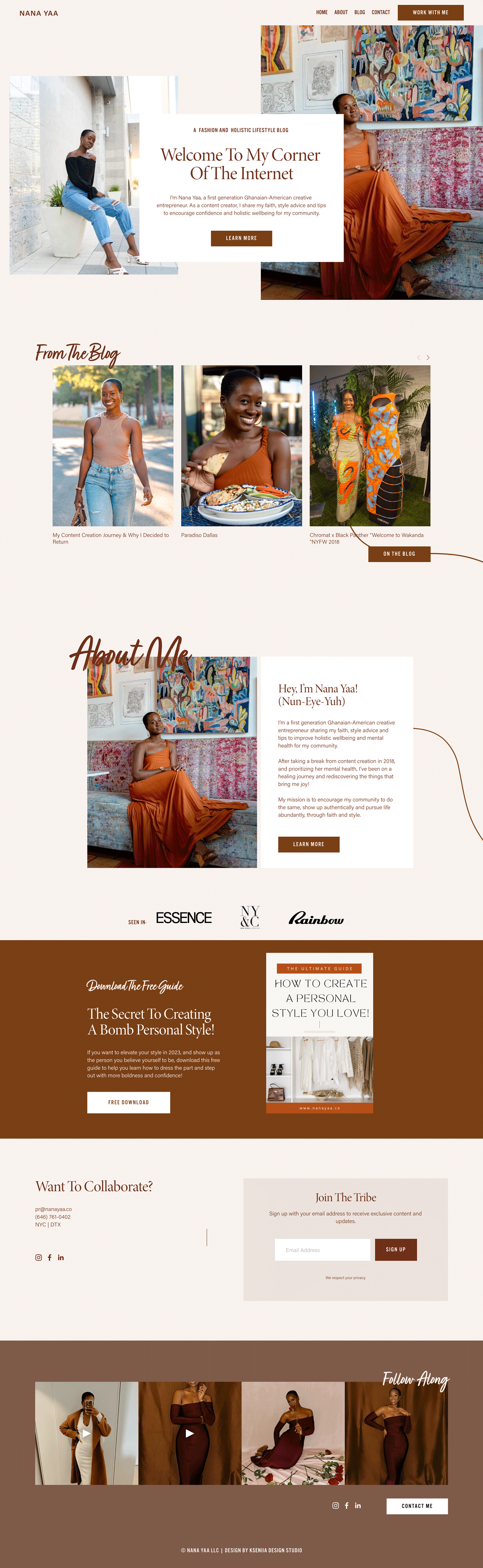 Website Template Squarespace 7.1 / Designer Personal Portfolio Site for Service / coaching template / Female Coach website Business Website (Copy)