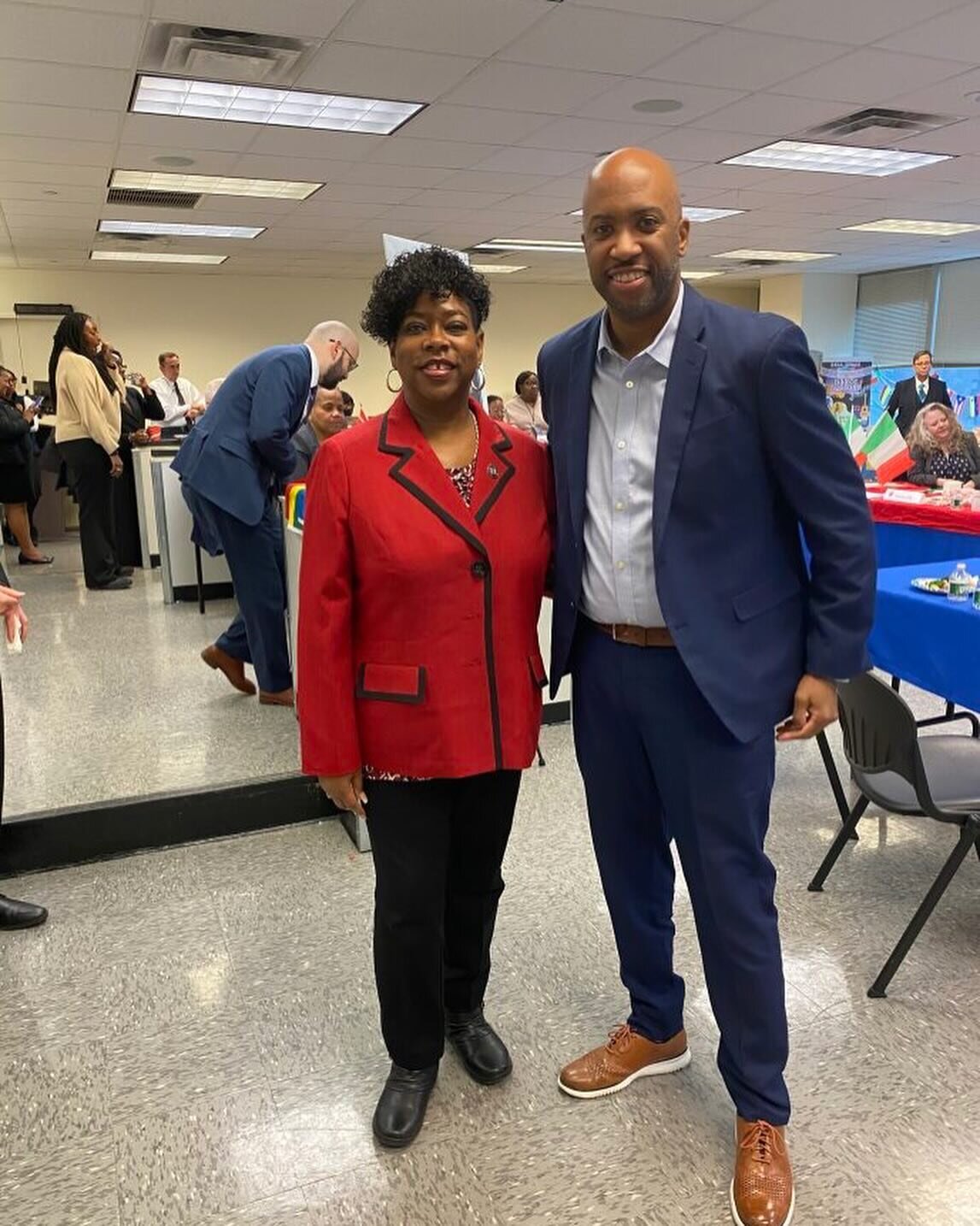 This month our Executive Director Trey Jenkins spoke at Bronx District Attorney @bronxdaclark&rsquo;s 2024 Diversity Open House. During the Open House, Trey presented a brief presentation explaining what a BID does and what the 161st Street BID does 