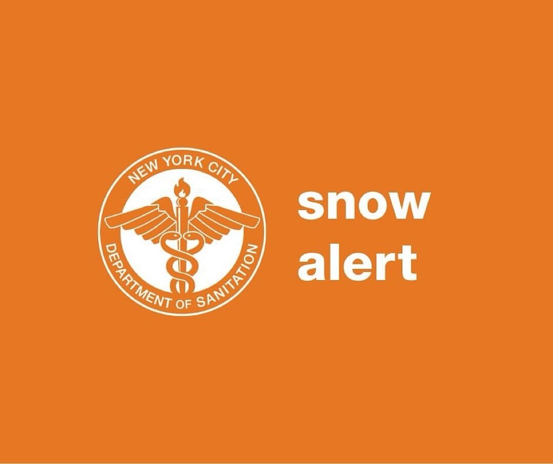 Posted @withregram &bull; @nycsanitation NYC Sanitation has issued a Snow Alert for Tues., Feb. 13 at 3am.
&nbsp;
Based on current forecasts, 5-8&rdquo; of snow may fall. Salt spreaders are filled for streets &amp; bike lanes; plows are ready to roll