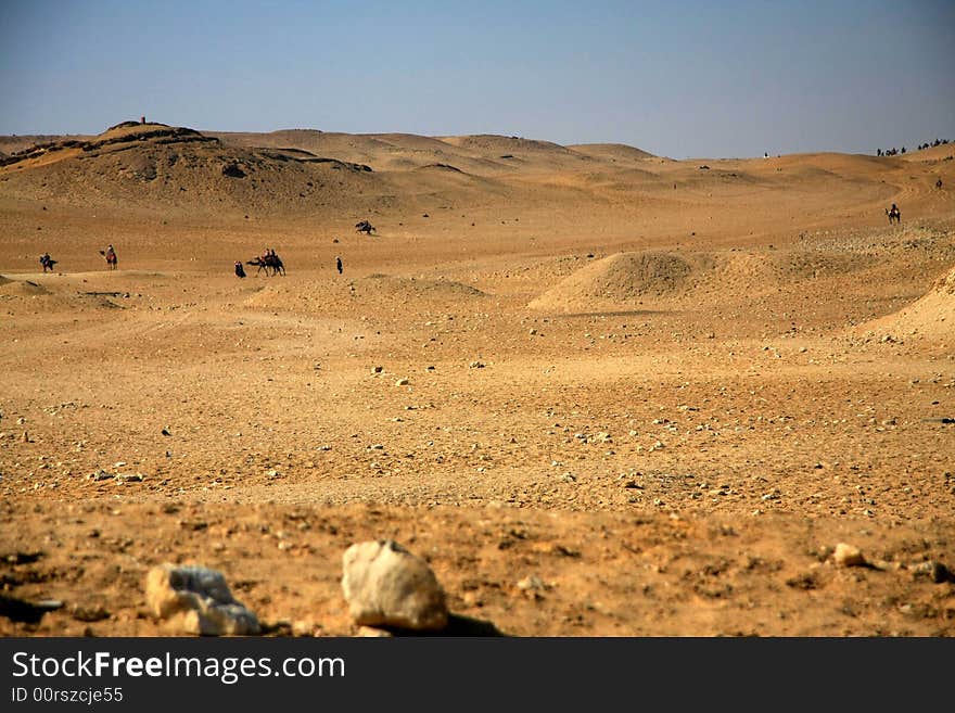 Sahara desert in Egypt, north Africa