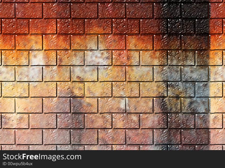 Grunge brick wall design background. Grunge brick wall design background