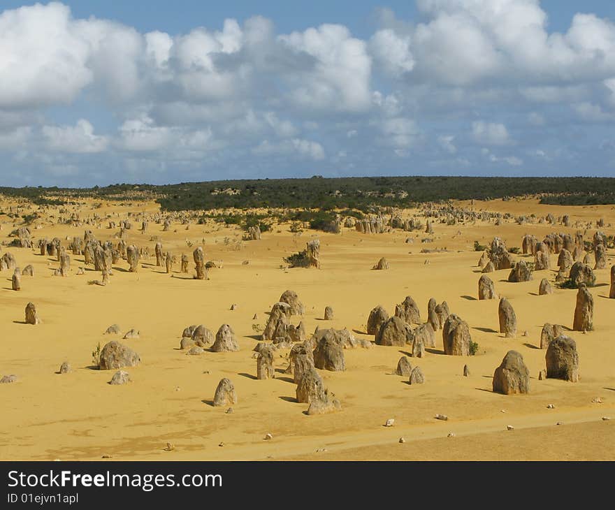 Pinnacles desert