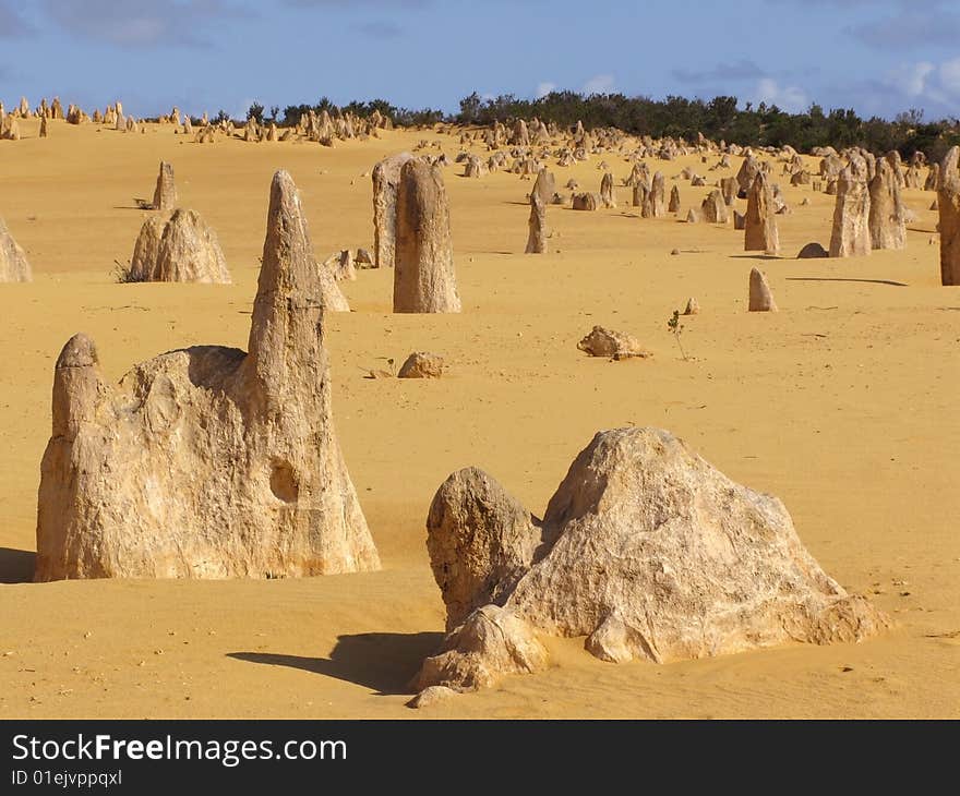 Pinnacles desert