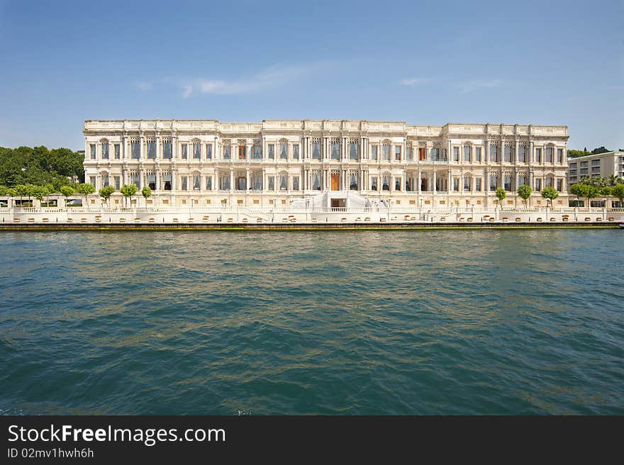 Luxury hotel on a river