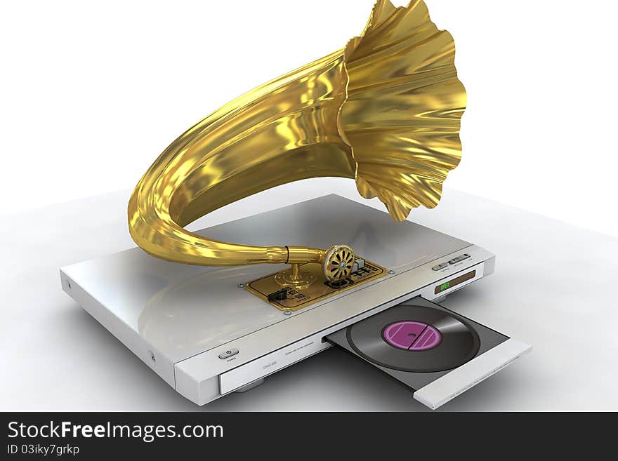 Gramophone, the union of modern technologies and old traditions