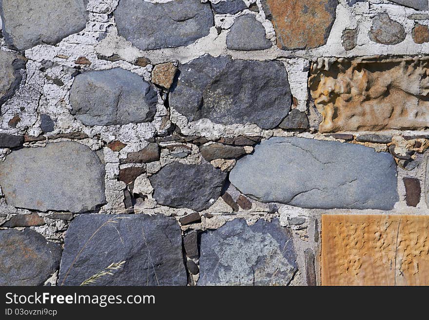 Old stone wall background