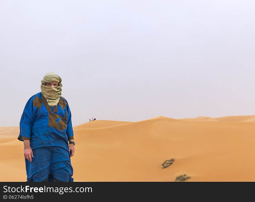 Portrait in the desert