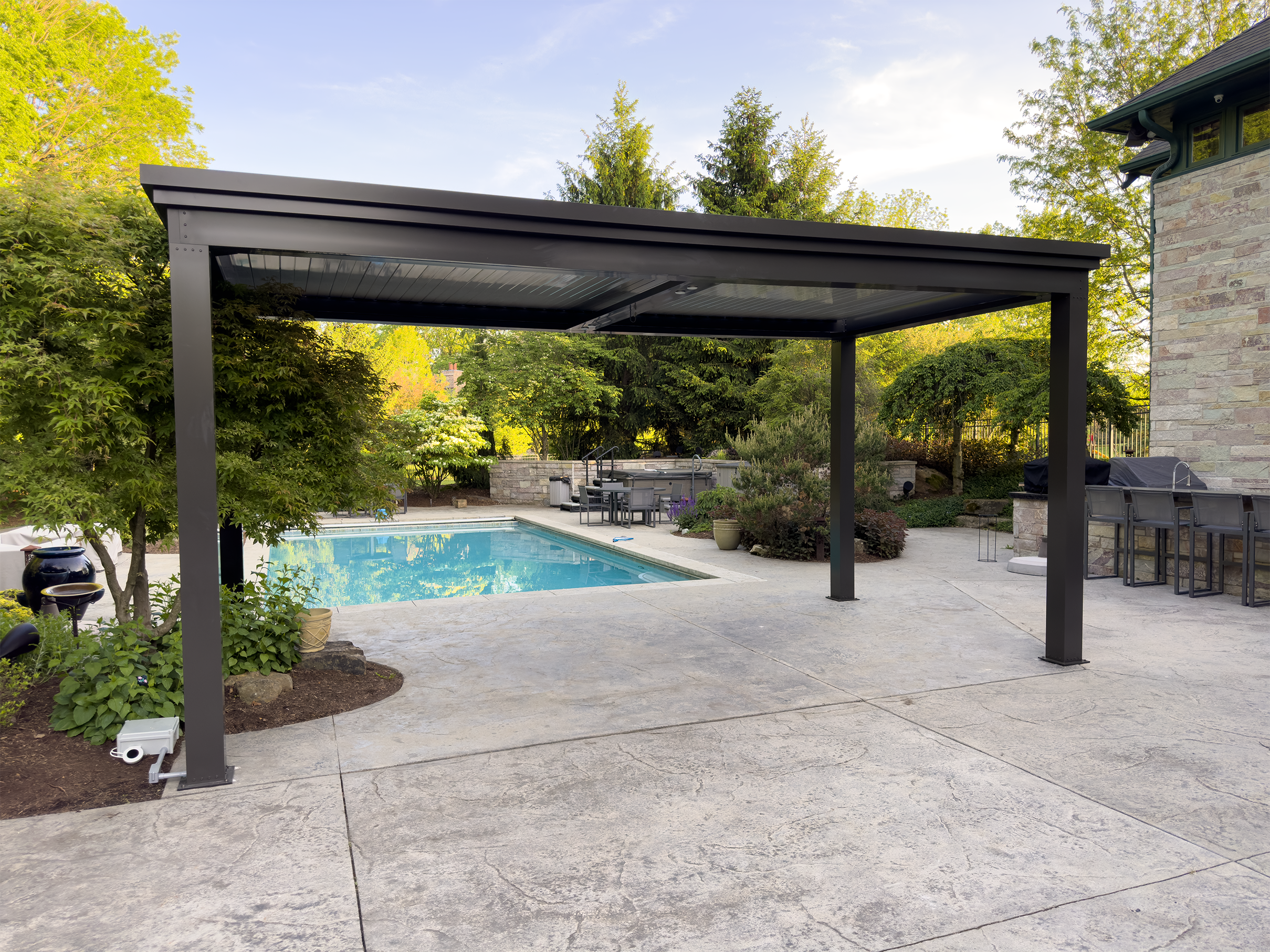 Pergola Next To Pool