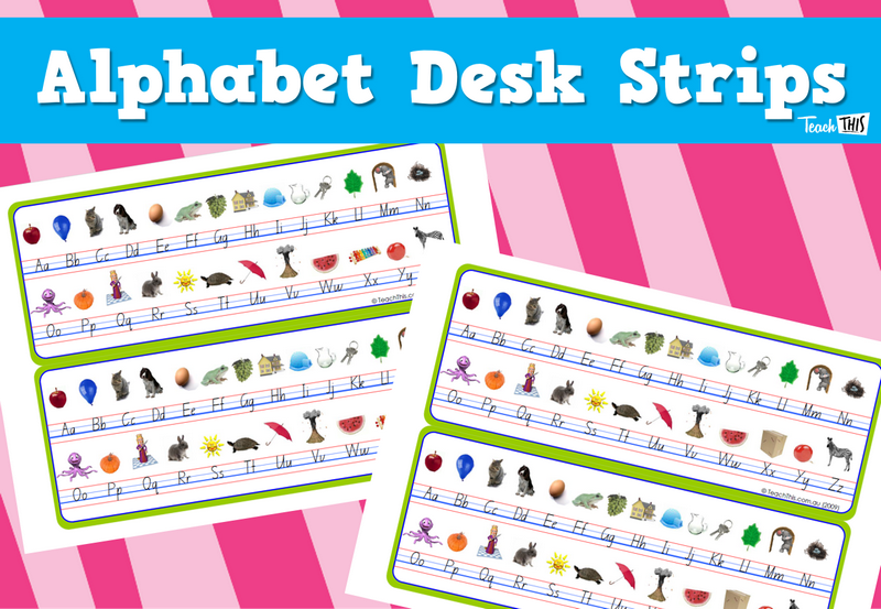 desk strips alphabet teacher resources and classroom games teach this