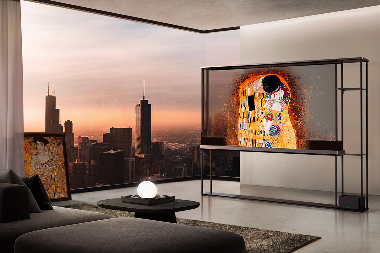 LG 4K Wireless Transparent OLED TV