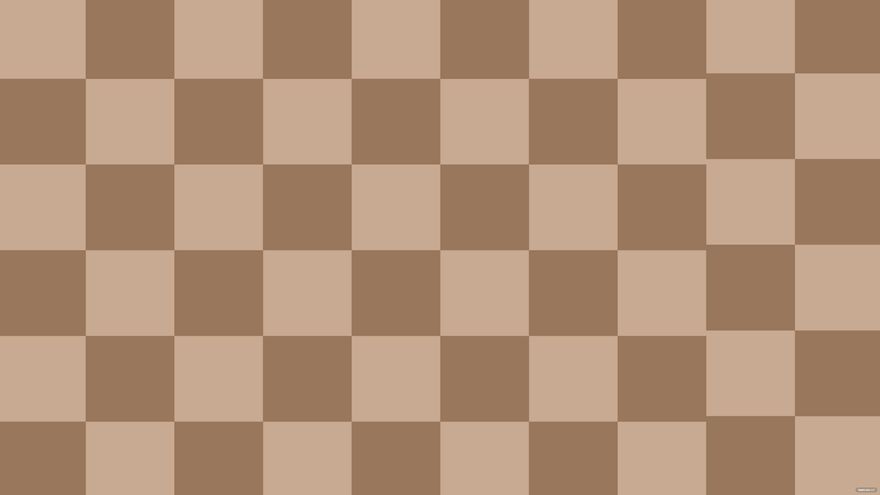 Brown Checkered Background