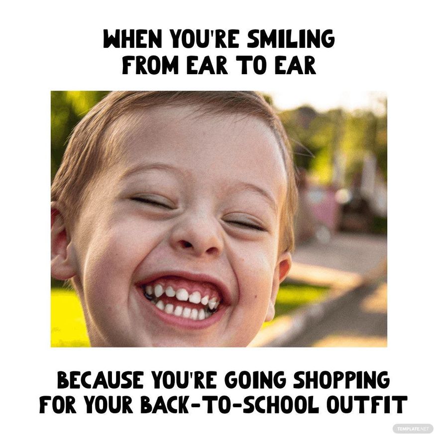 Back To School Shopping Meme