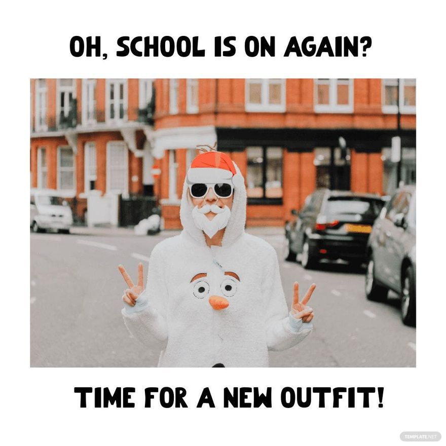 Back To School Outfit Meme