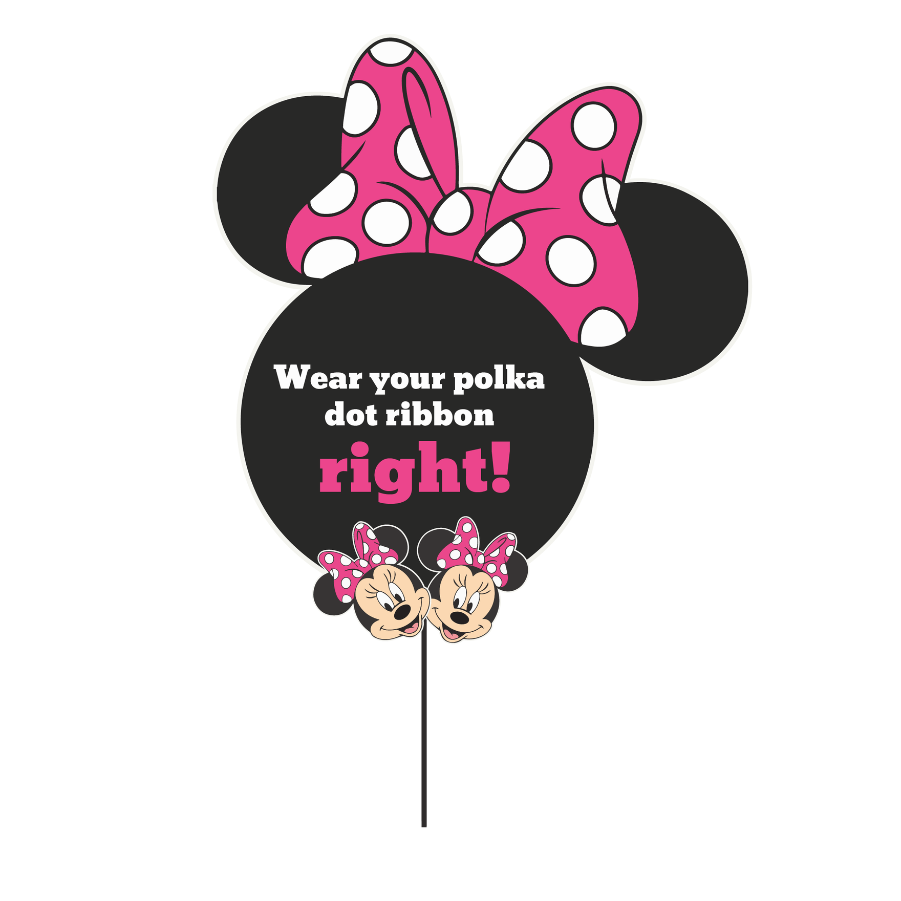 Minnie Mouse Cake Topper