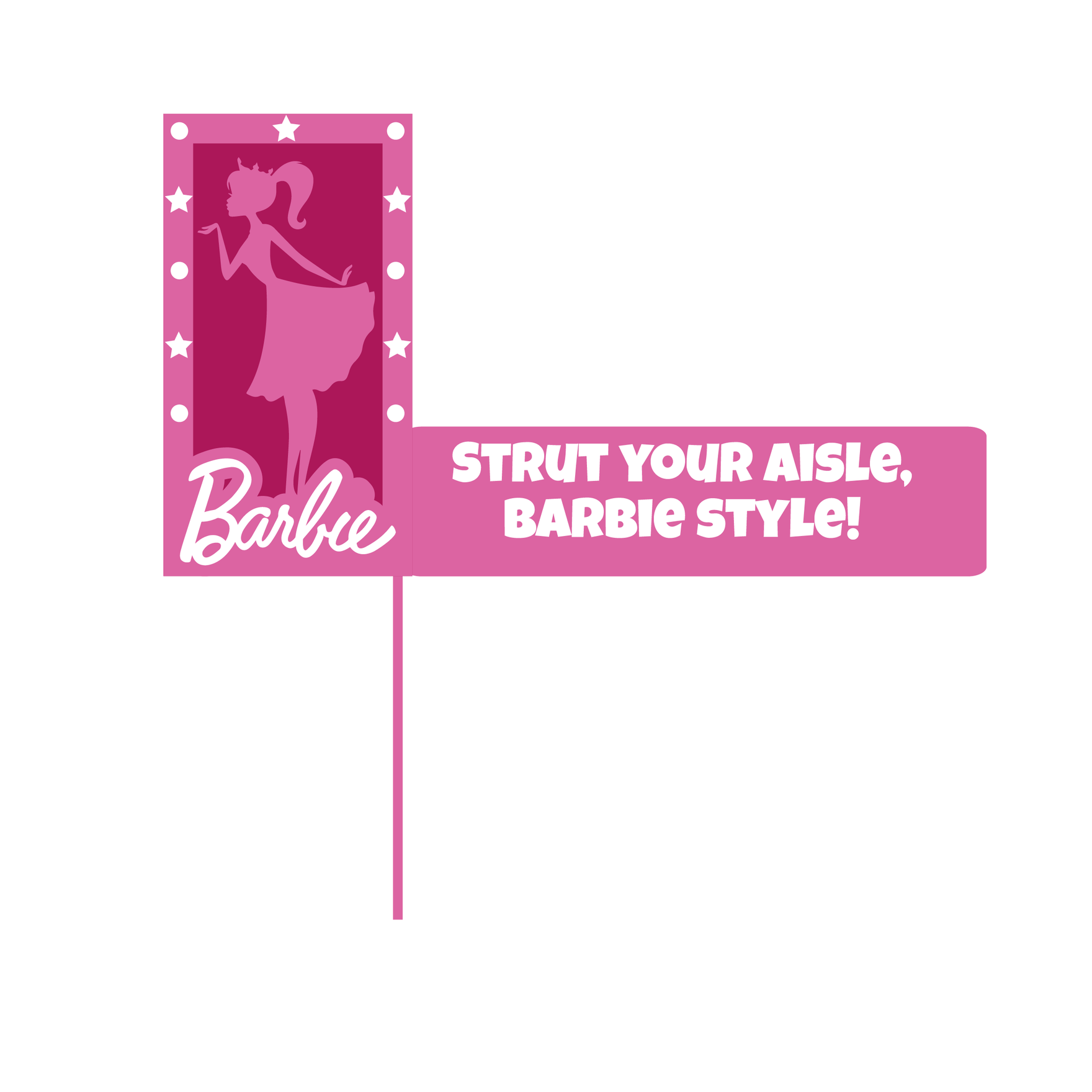 Barbie Cake Topper Template