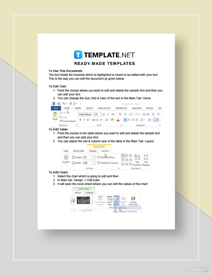 One Page Business Proposal Template