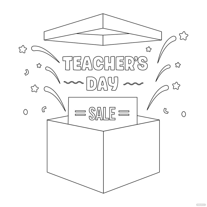 Teachers Day Sale Drawing in PSD, Illustrator, SVG, JPG, EPS, PNG - Download | Template.net