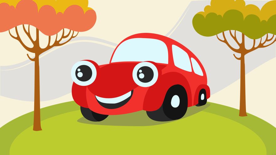 Cartoon Car Background