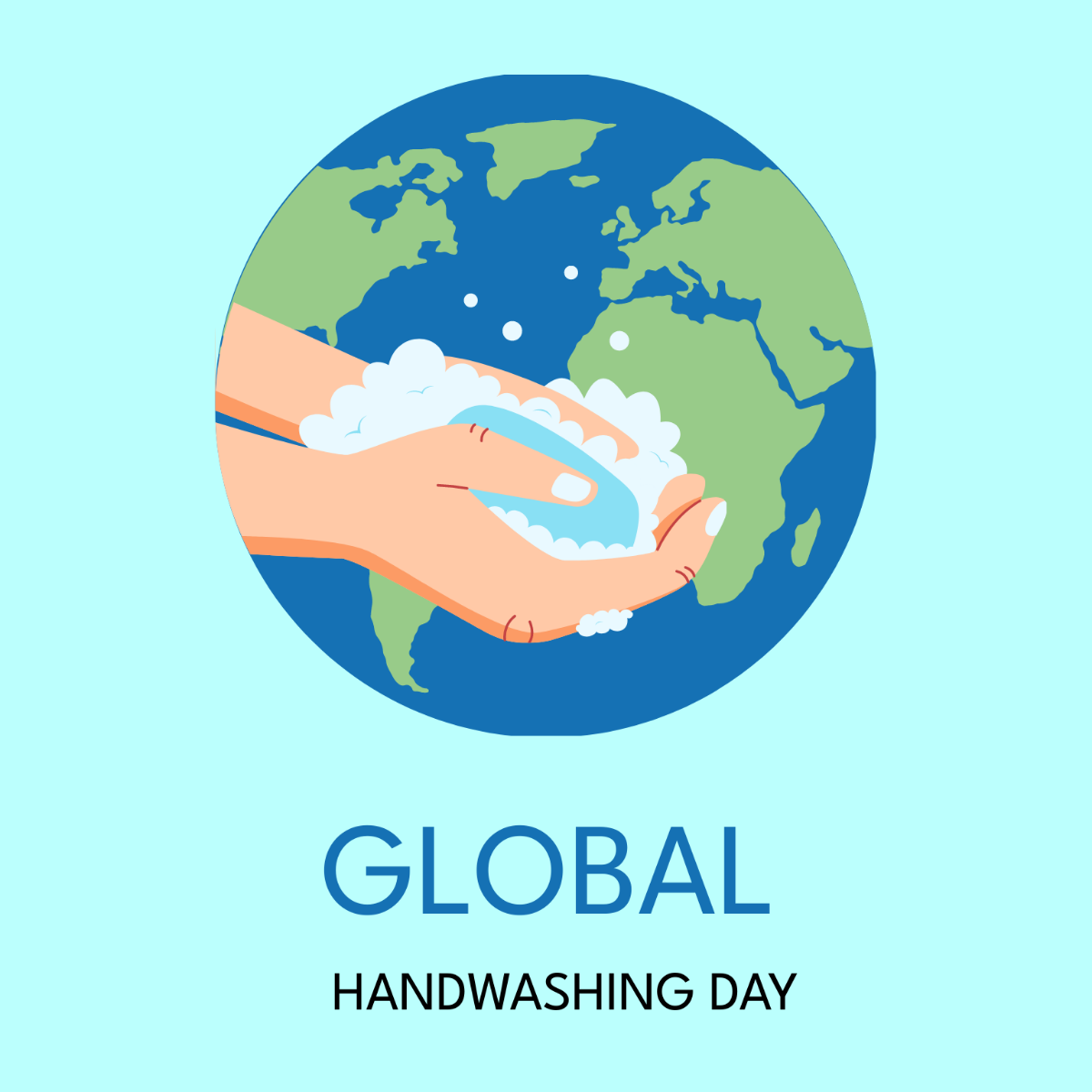 Free Global Handwashing Day Vector Template to Edit Online