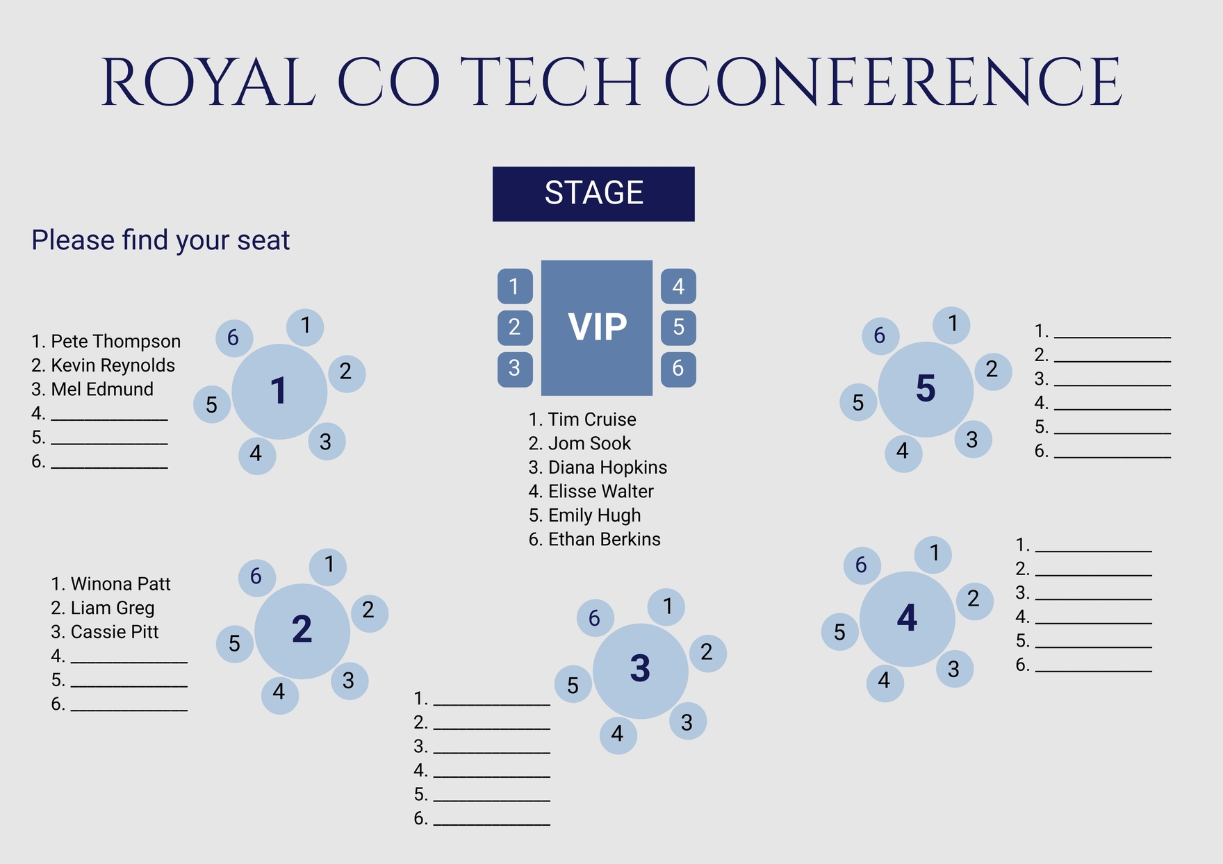 Square Table Seating Chart in Illustrator, PDF - Download | Template.net