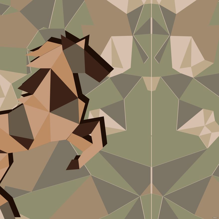 Brown Geometric Background