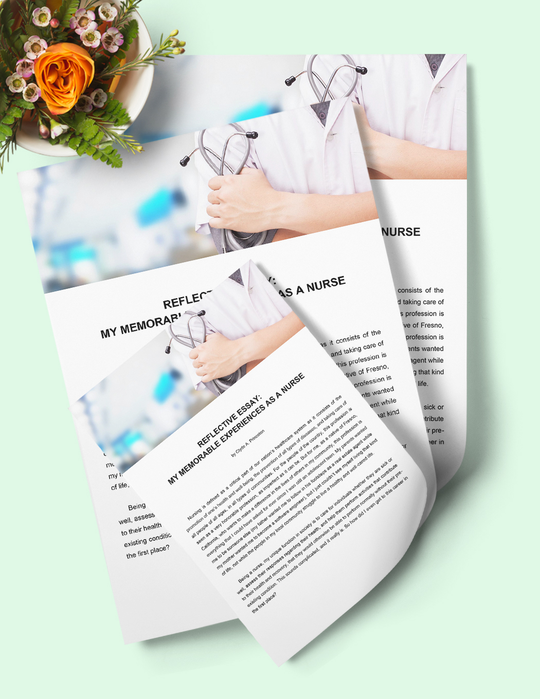 Nursing Reflective Essay Template