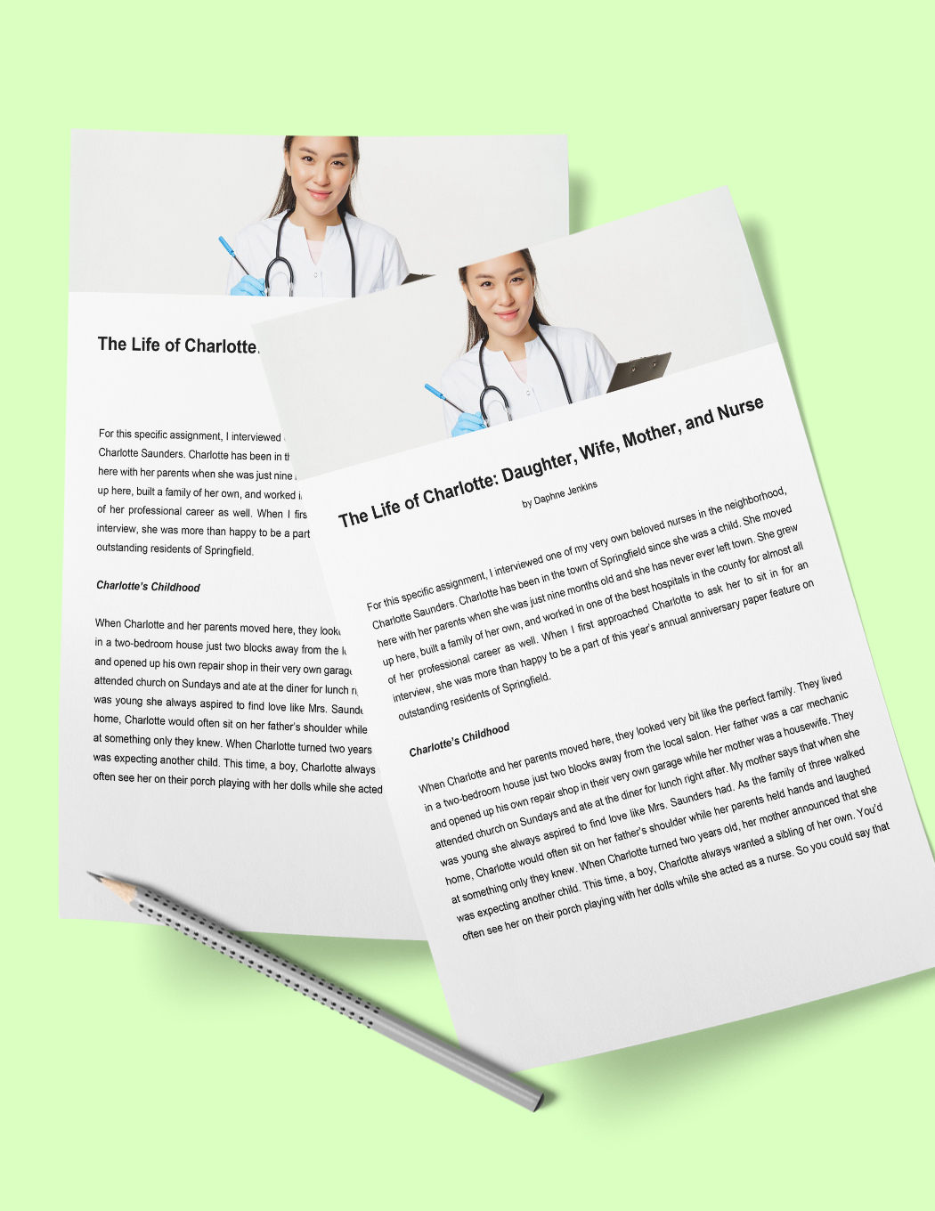 Nursing Interview Essay Template