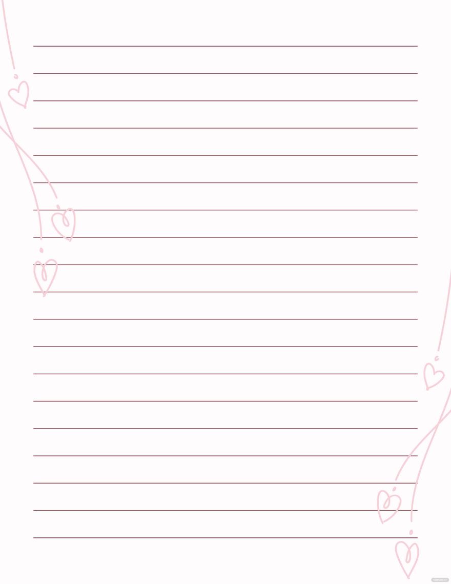 Lined Paper Template in Pages, Illustrator, Word, PSD, PDF, Google Docs - Download | Template.net