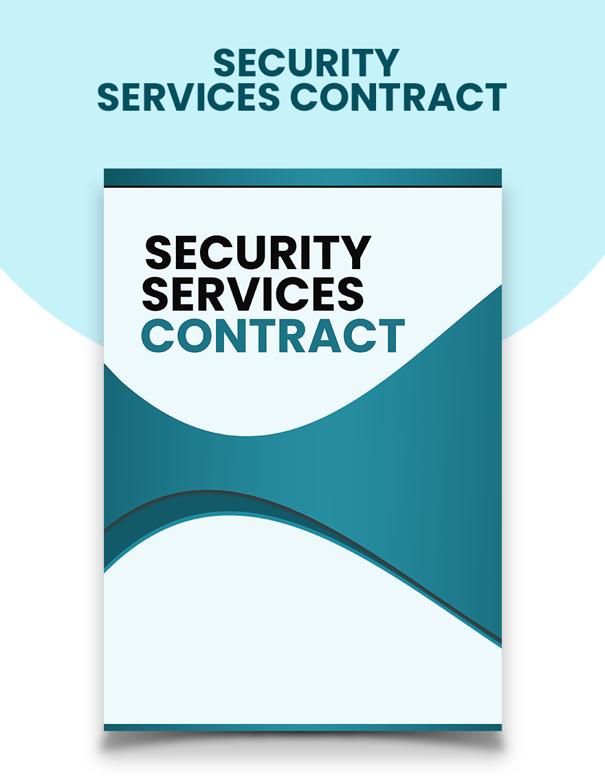 Security Services Contract Template