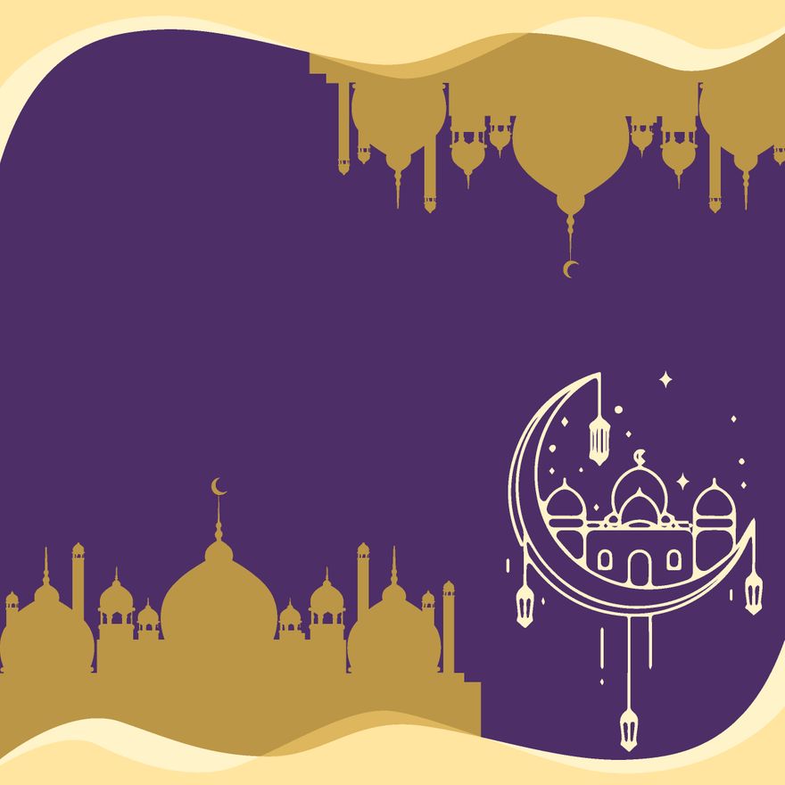 Eid al-Fitr Border Vector