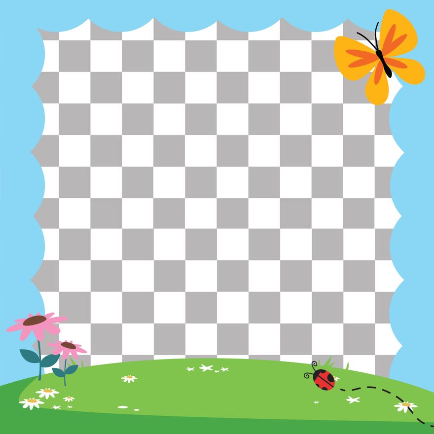 Spring Border Template