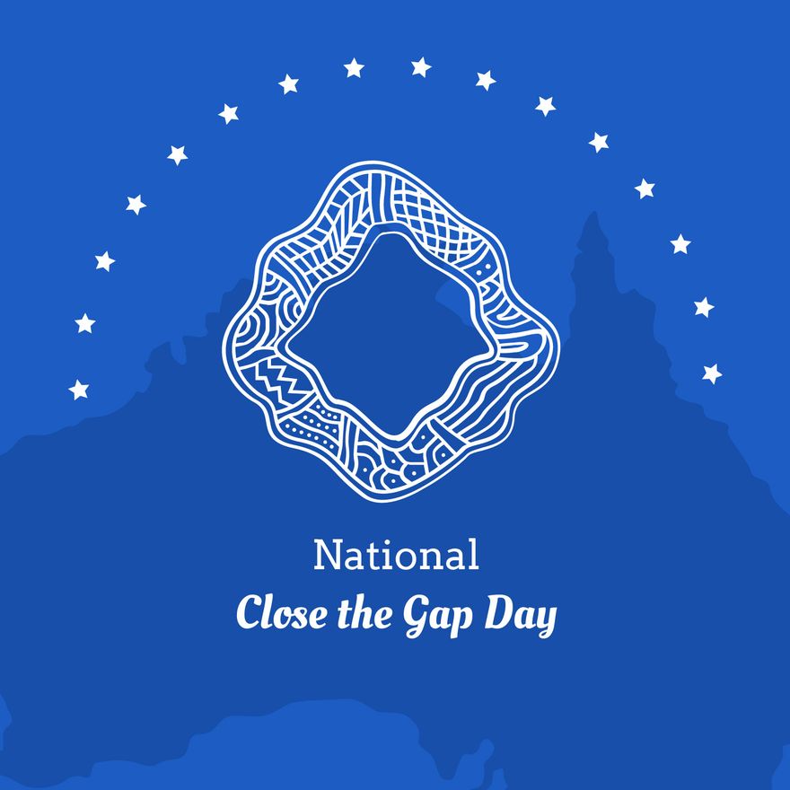 National Close the Gap Day Vector