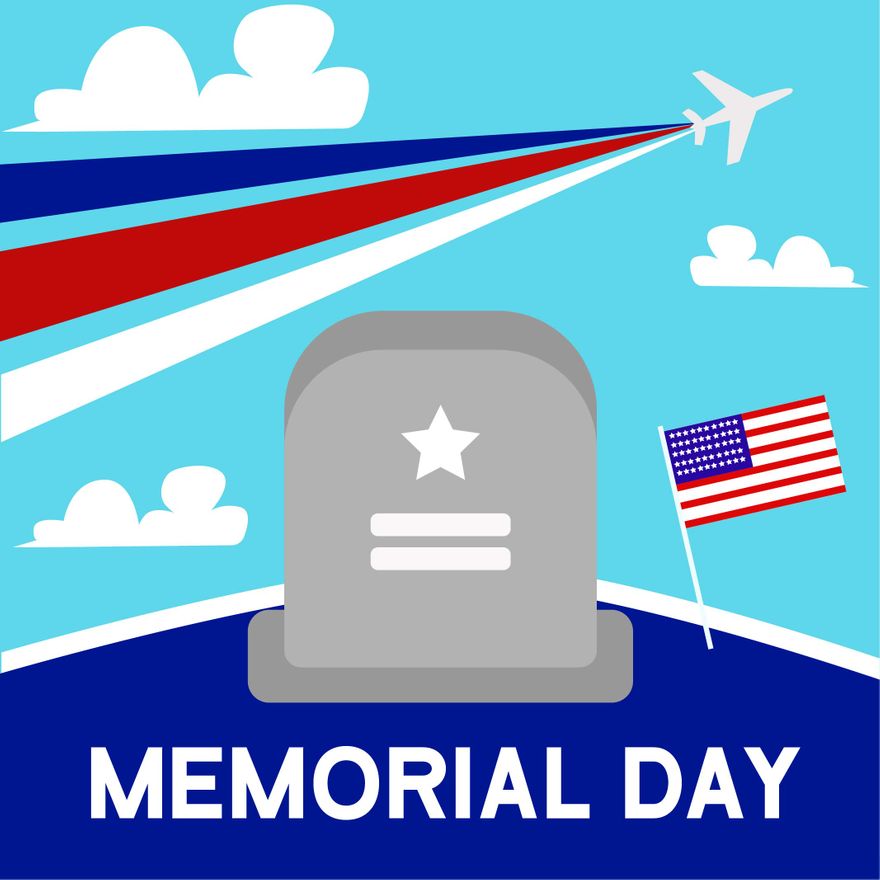 Memorial Day Graphic Vector