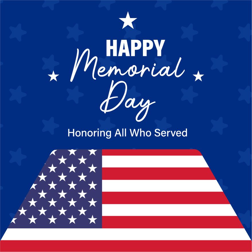 Memorial Day Celebration Vector