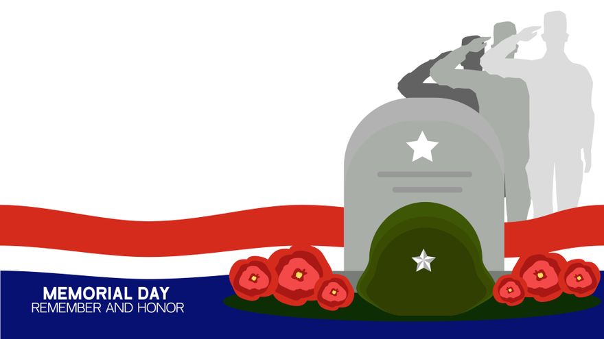 Memorial Day Vector Background