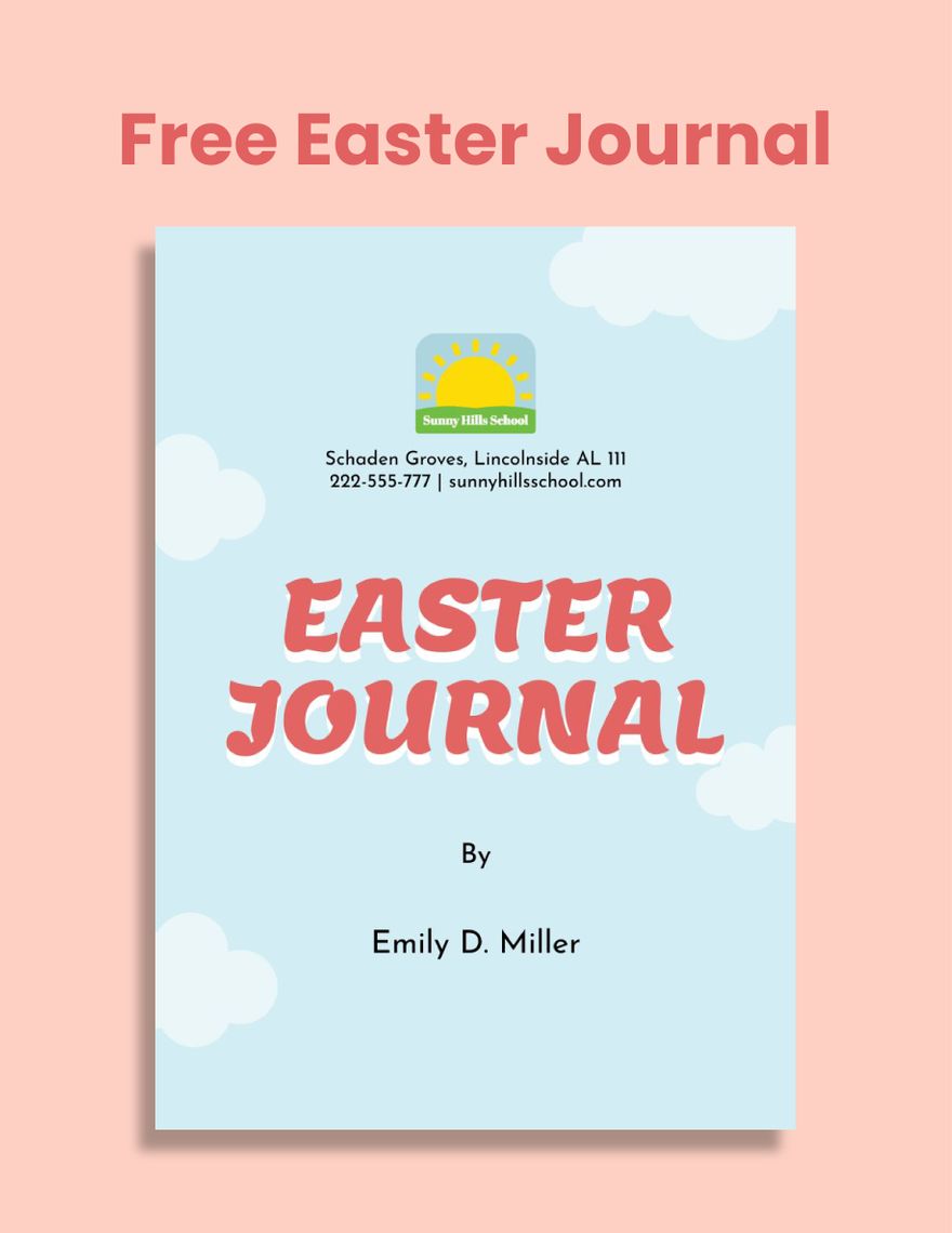 Easter Journal in Illustrator, Word, Photoshop, PDF, Google Docs - Download | Template.net