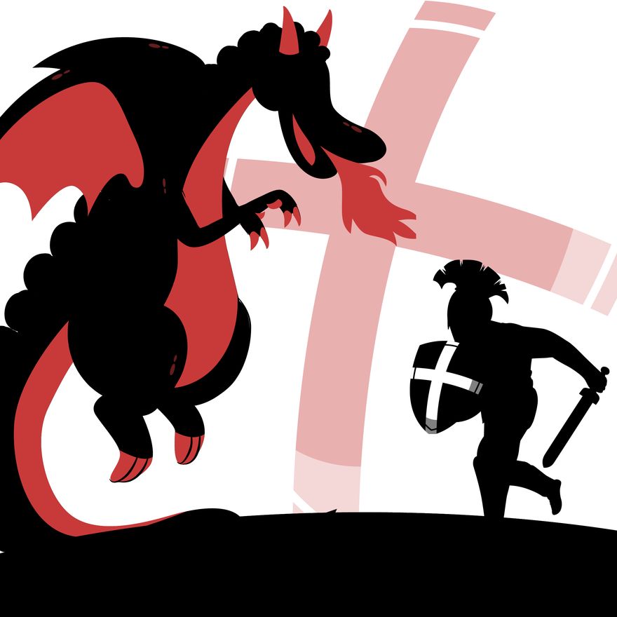 St. George's Day Illustration