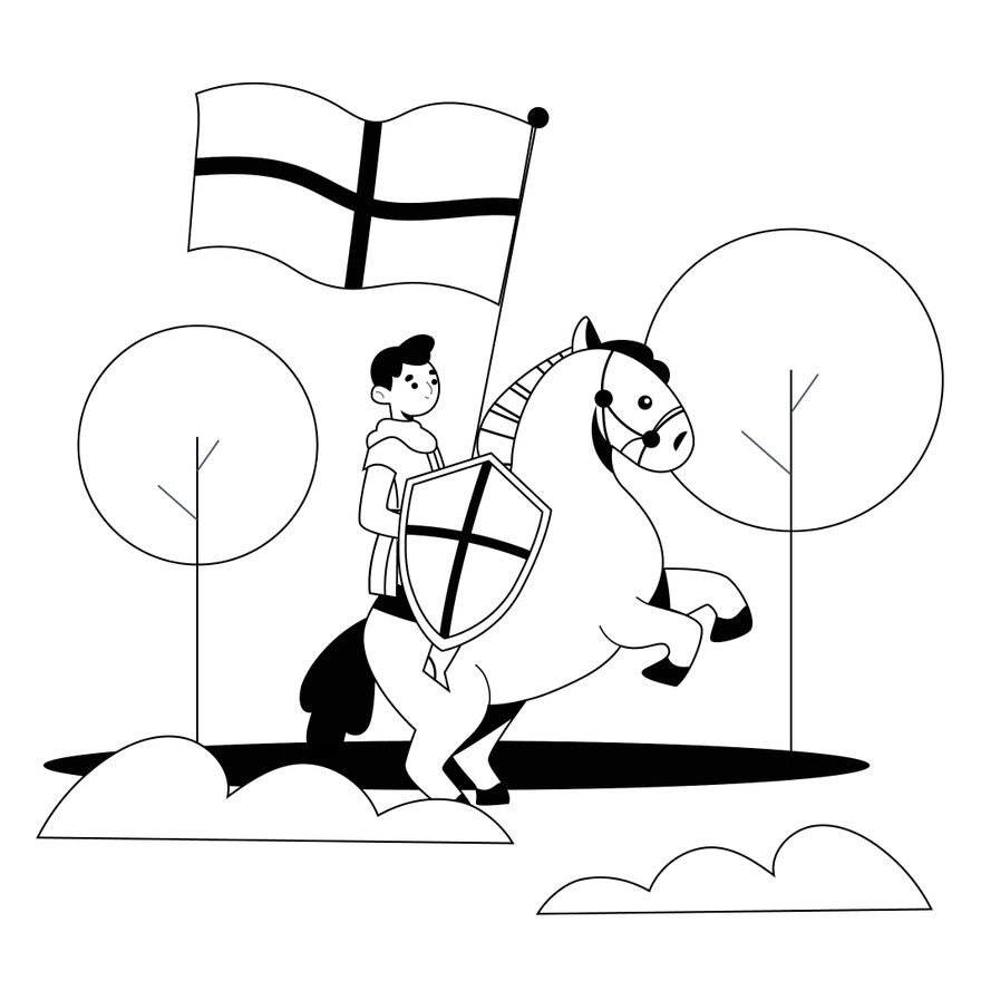 St. George's Day Drawing