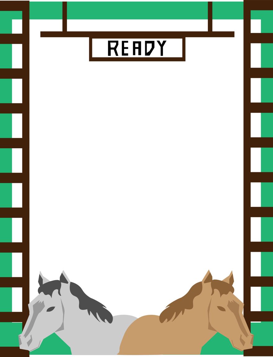 Horse Race Border