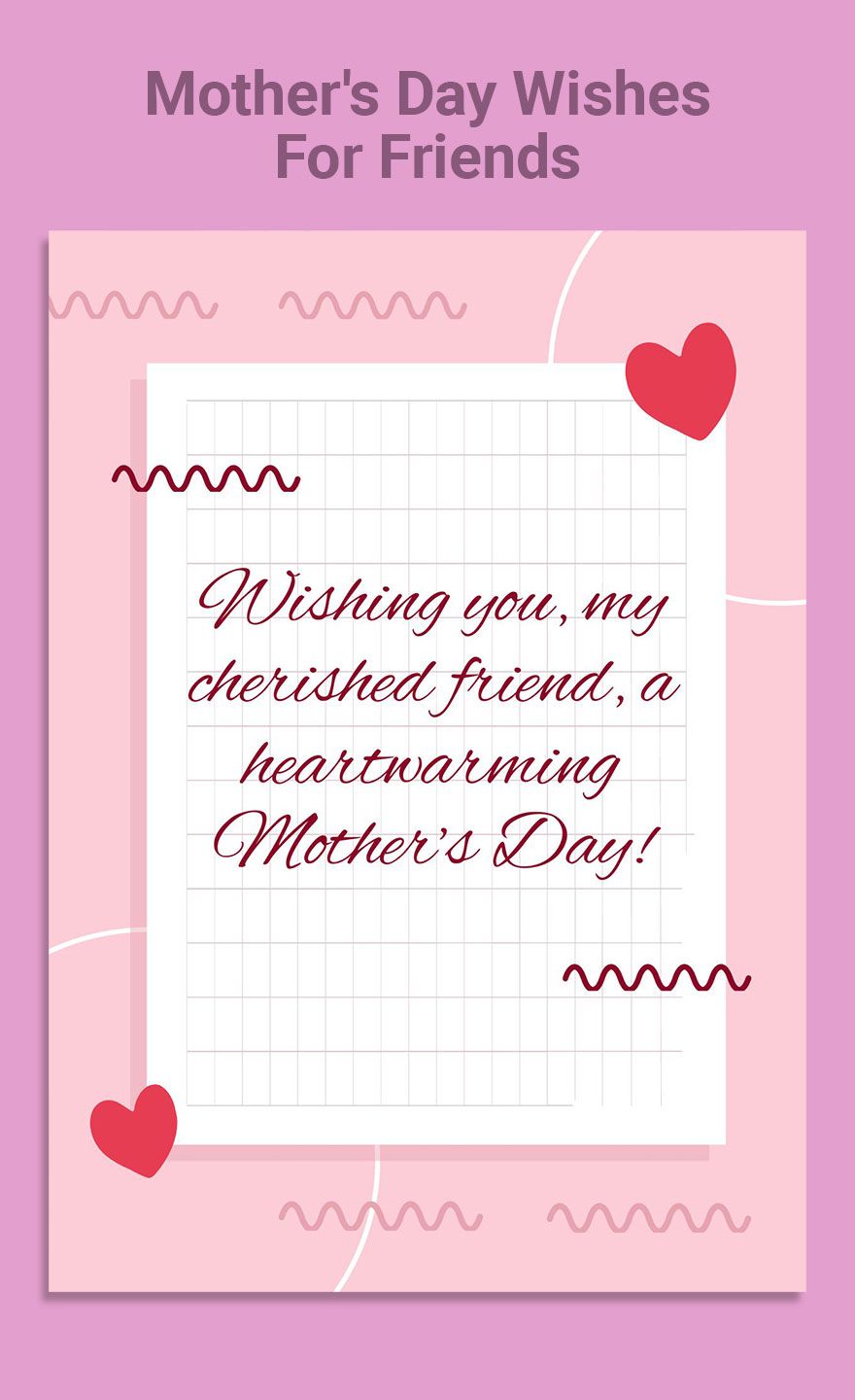 Mother's Day Wishes For Friend