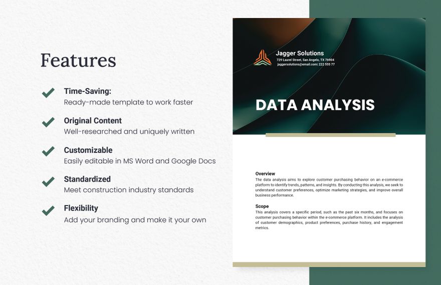 Data Analysis Template