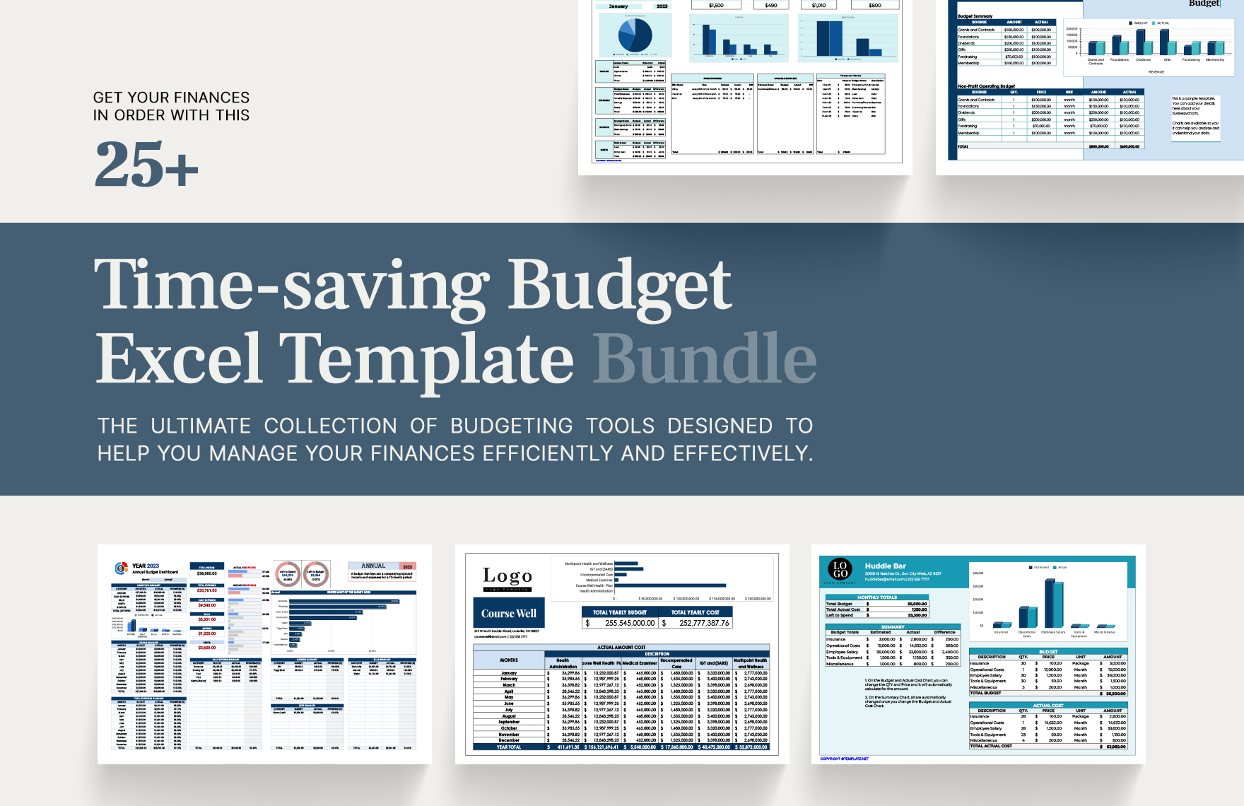 25+ Ultimate Budget Excel Template Bundle