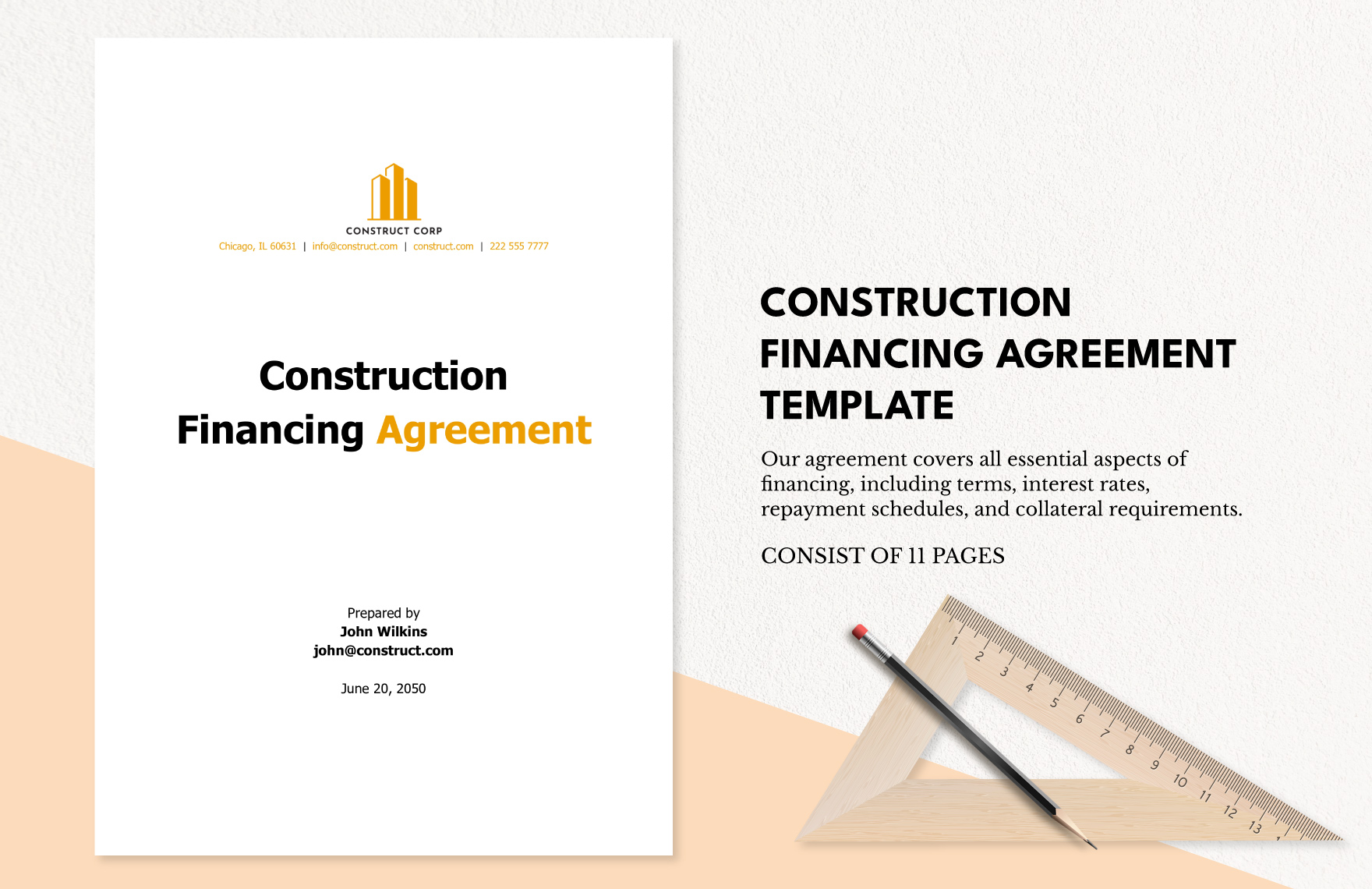 Construction Financing Agreement Template