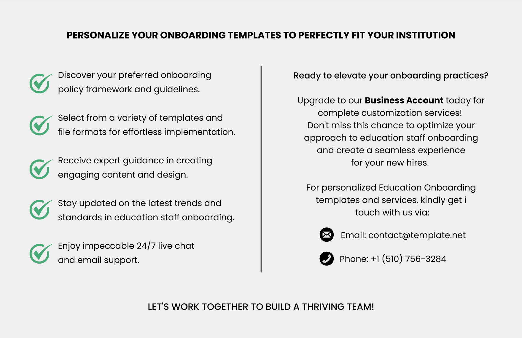 School Staff Onboarding Schedule Template