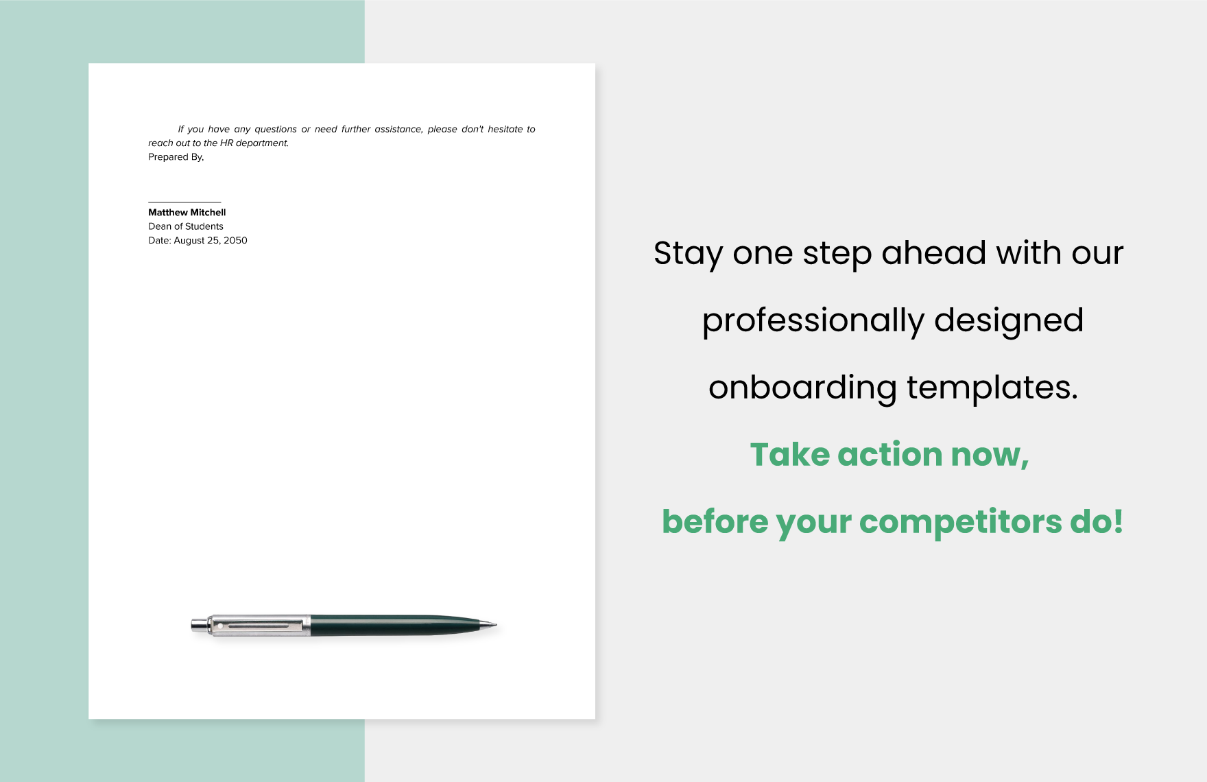 School Staff Onboarding Schedule Template