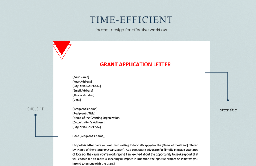 Grant Application Letter