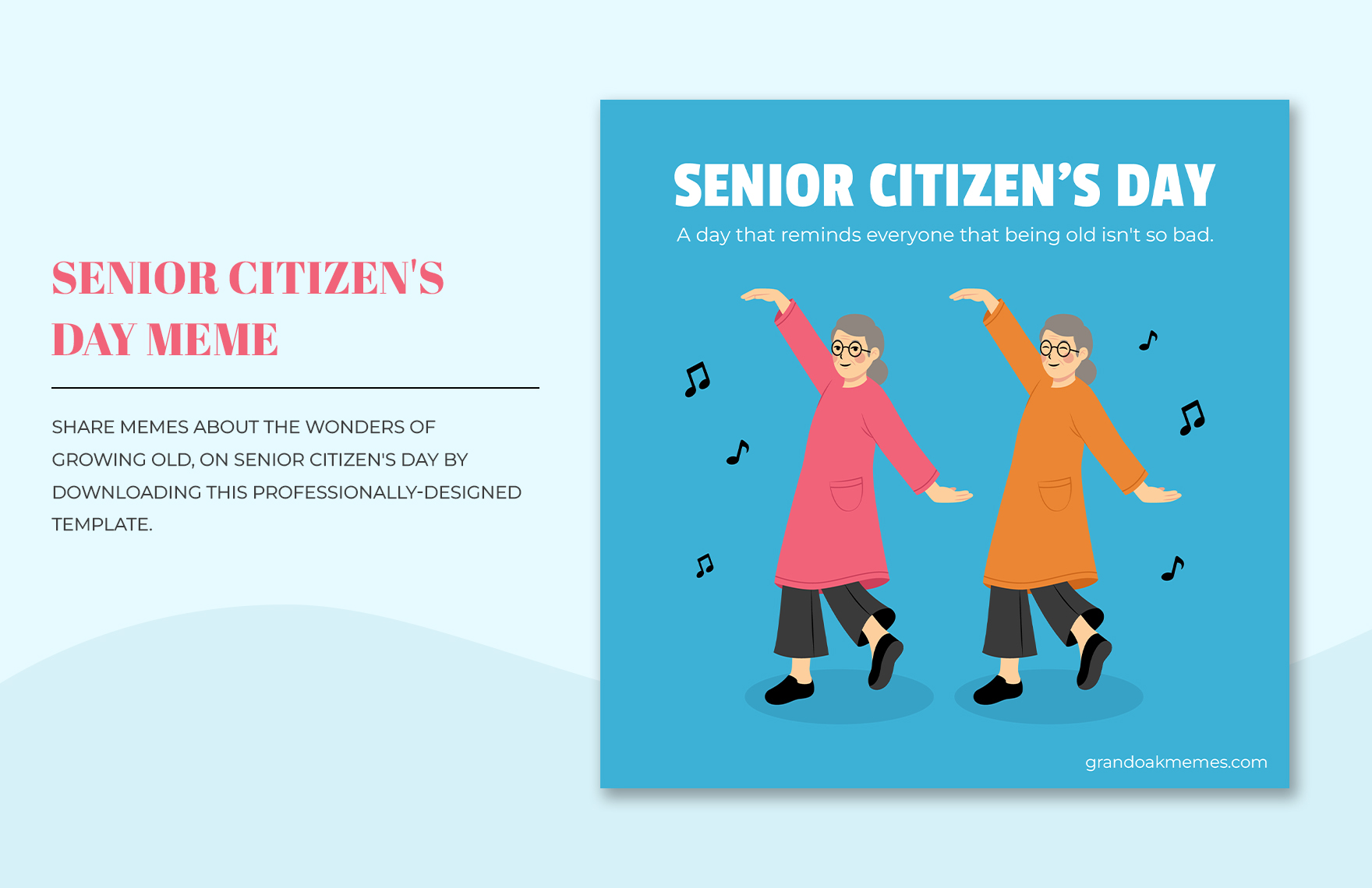 Senior Citizen's Day Meme