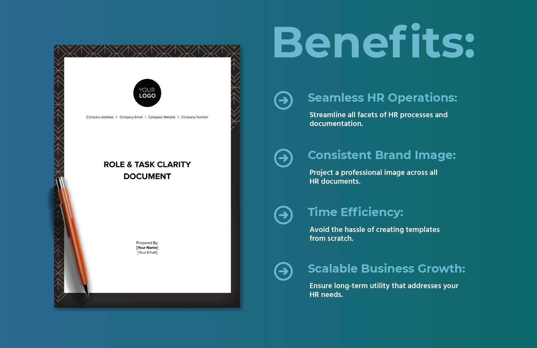 Role & Task Clarity Document HR Template